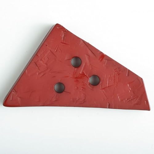 Dill Abstrakte Kunststoffknöpfe, Dunkelrot, Vorteilspackung, 12 Stück Dill Abstrakte Kunststoffknöpfe, Dunkelrot, Vorteilspackung, 12 Stück von dill and mint