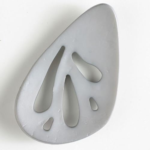 Dill Abstrakte Kunststoffknöpfe, Grau, Vorteilspackung, 12 Stück Dill Abstrakte Kunststoffknöpfe, Grau, Vorteilspackung, 12 Stück von dill and mint