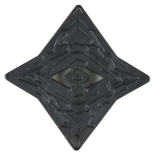 Dill Geometrische Kunststoffknöpfe, Schwarz, 12 Stück Dill Geometrische Kunststoffknöpfe, Schwarz, 12 Stück von dill and mint
