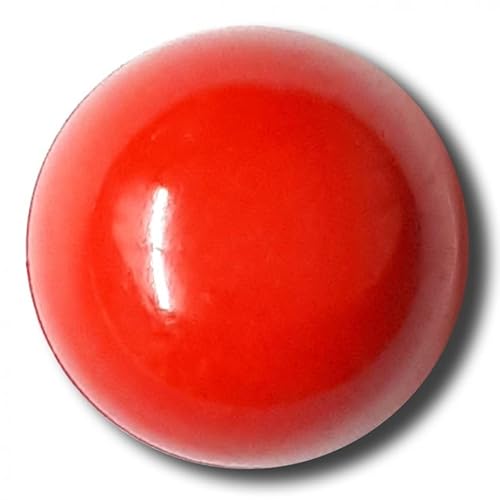 Dill Knöpfe mit halbem Kugelschaft, Rot, Vorteilspackung, 12 Stück von dill and mint