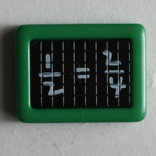 Dill Kreidetafel-Knöpfe, Grün, Vorteilspackung, 30 Stück von dill and mint