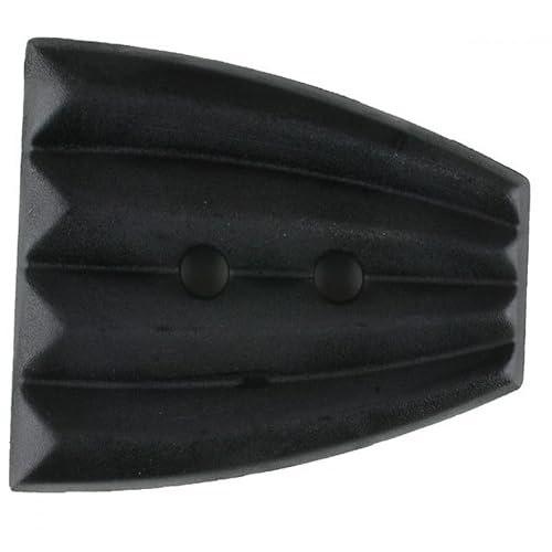 Dill Kunststoffknöpfe, Schwarz, Vorteilspackung, 12 Stück von dill and mint