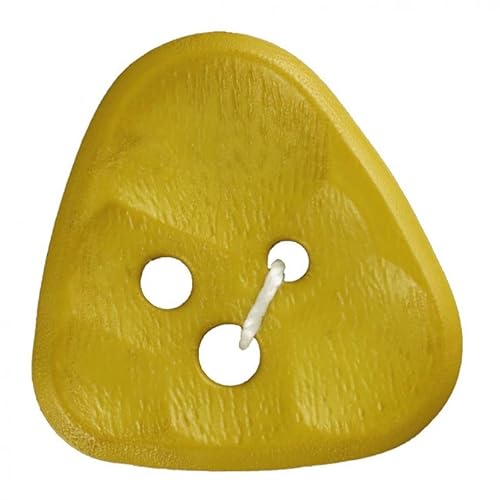 Dill Kunststoffknöpfe, dreieckig, Gelb, 12 Stück Dill Kunststoffknöpfe, dreieckig, Gelb, 12 Stück von dill and mint