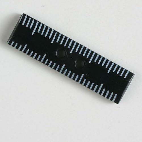 Dill-Lineal-Knöpfe, Schwarz, Vorteilspackung – 30 Stück Dill-Lineal-Knöpfe, Schwarz, Vorteilspackung – 30 Stück von dill and mint