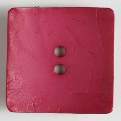 Dill Quadratische Kunststoffknöpfe, Fuchsia, Vorteilspackung, 12 Stück Dill Quadratische Kunststoffknöpfe, Fuchsia, Vorteilspackung, 12 Stück von dill and mint