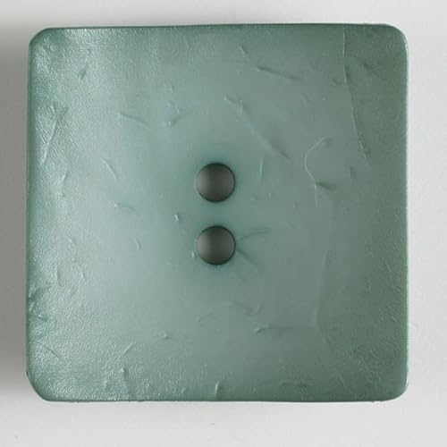 Dill Quadratische Kunststoffknöpfe, Minzgrün, Vorteilspackung, 12 Stück Dill Quadratische Kunststoffknöpfe, Minzgrün, Vorteilspackung, 12 Stück von dill and mint