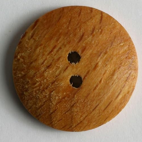 Dill Runde Holzknöpfe, Beige, 30 Stück von dill and mint