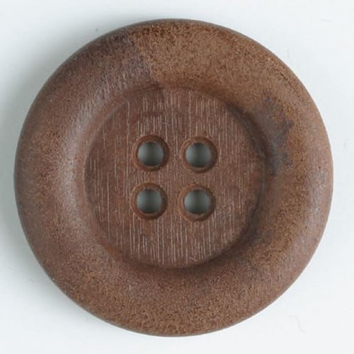 Dill Runde Holzknöpfe, Braun, Vorteilspackung, 16 Stück Dill Runde Holzknöpfe, Braun, Vorteilspackung, 16 Stück von dill and mint