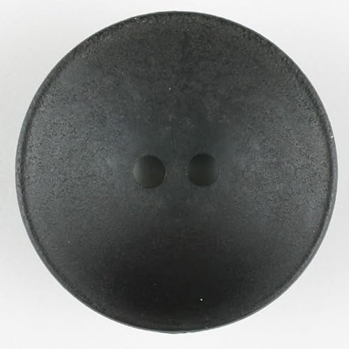 Dill Runde Holzknöpfe, Schwarz, Vorteilspackung, 12 Stück von dill and mint