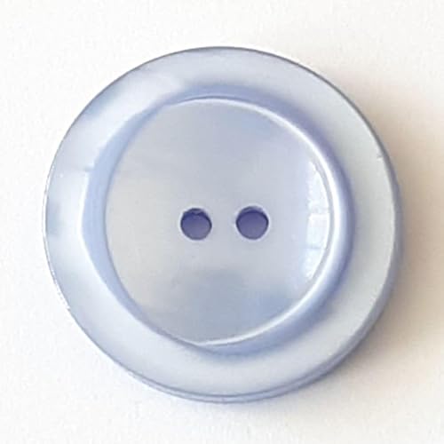 Dill Runde Kunststoffknöpfe, Babyblau, Vorteilspackung, 12 Stück Dill Runde Kunststoffknöpfe, Babyblau, Vorteilspackung, 12 Stück von dill and mint
