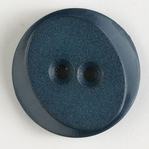 Dill Runde Kunststoffknöpfe, Marineblau, Vorteilspackung, 12 Stück von dill and mint