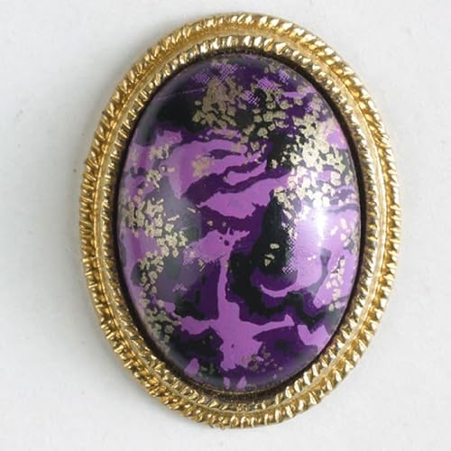 Dill ovale Kunststoffknöpfe, Violett, 20 Stück Dill ovale Kunststoffknöpfe, Violett, 20 Stück von dill and mint