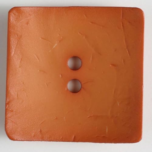 Dill quadratische Kunststoffknöpfe, Ingwer, Vorteilspackung, 12 Stück Dill quadratische Kunststoffknöpfe, Ingwer, Vorteilspackung, 12 Stück von dill and mint