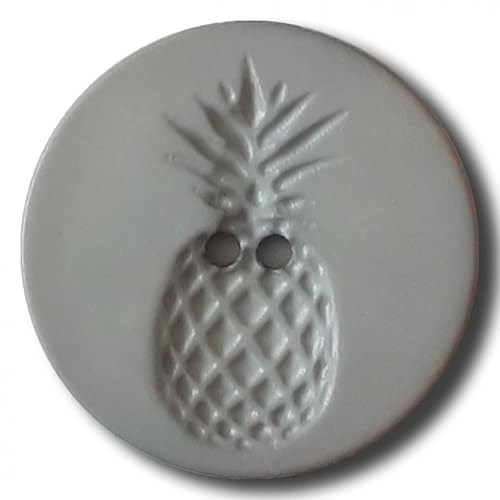 Dill runde Ananas-Knöpfe, Grau, Vorteilspackung, 12 Stück Dill runde Ananas-Knöpfe, Grau, Vorteilspackung, 12 Stück von dill and mint