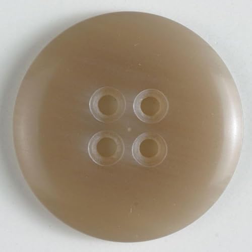 Dill runde Kunststoffknöpfe, Beige, 20 Stück Dill runde Kunststoffknöpfe, Beige, 20 Stück von dill and mint