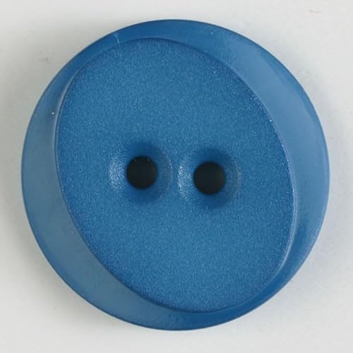 Dill runde Kunststoffknöpfe, Blau, Vorteilspackung, 12 Stück Dill runde Kunststoffknöpfe, Blau, Vorteilspackung, 12 Stück von dill and mint