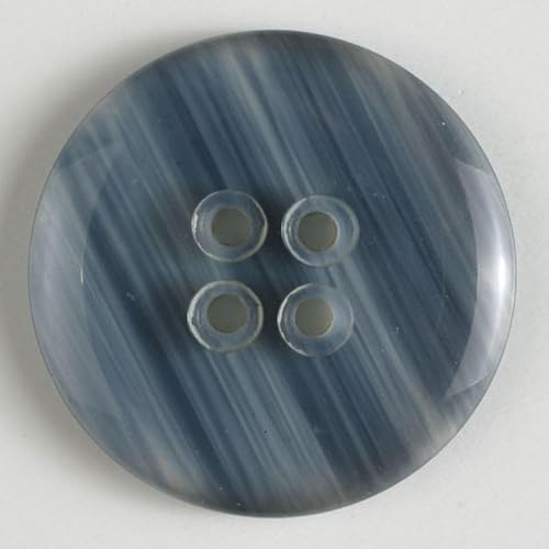 Dill runde Kunststoffknöpfe, Blau, Vorteilspackung, 30 Stück Dill runde Kunststoffknöpfe, Blau, Vorteilspackung, 30 Stück von dill and mint
