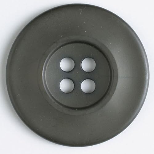 Dill runde Kunststoffknöpfe, Braun, Vorteilspackung, 12 Stück Dill runde Kunststoffknöpfe, Braun, Vorteilspackung, 12 Stück von dill and mint