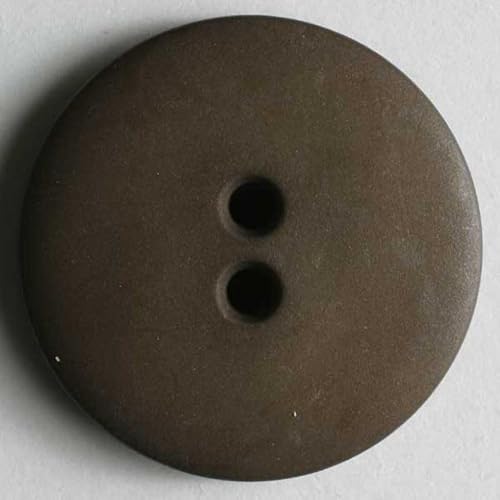 Dill runde Kunststoffknöpfe, Braun, Vorteilspackung, 30 Stück Dill runde Kunststoffknöpfe, Braun, Vorteilspackung, 30 Stück von dill and mint