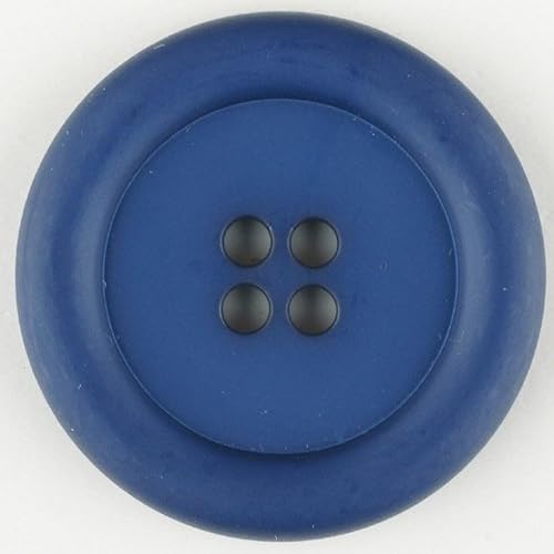 Dill runde Kunststoffknöpfe, Dunkelblau, Vorteilspackung, 12 Stück Dill runde Kunststoffknöpfe, Dunkelblau, Vorteilspackung, 12 Stück von dill and mint