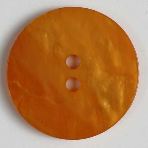 Dill runde Kunststoffknöpfe, Orange, Vorteilspackung, 24 Stück Dill runde Kunststoffknöpfe, Orange, Vorteilspackung, 24 Stück von dill and mint