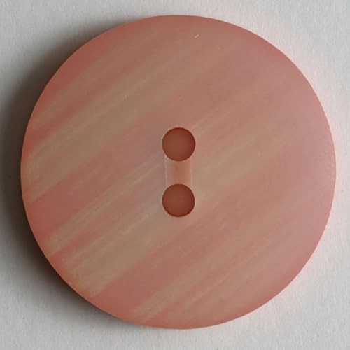Dill runde Kunststoffknöpfe, Rosa, Vorteilspackung, 20 Stück von dill and mint