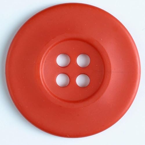 Dill runde Kunststoffknöpfe, Rot, Vorteilspackung, 12 Stück Dill runde Kunststoffknöpfe, Rot, Vorteilspackung, 12 Stück von dill and mint