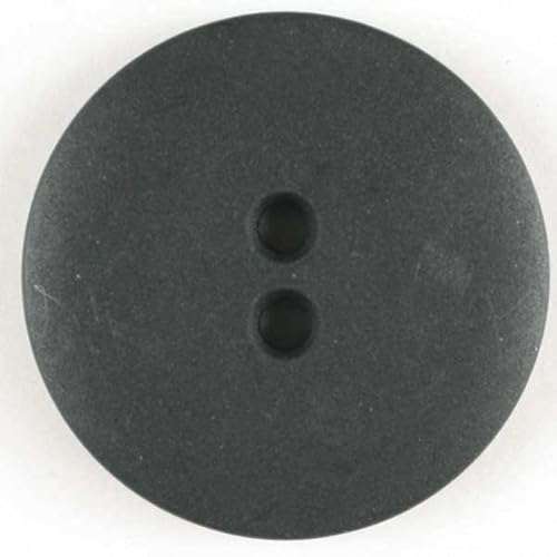 Dill runde Kunststoffknöpfe, Schwarz, 40 Stück von dill and mint