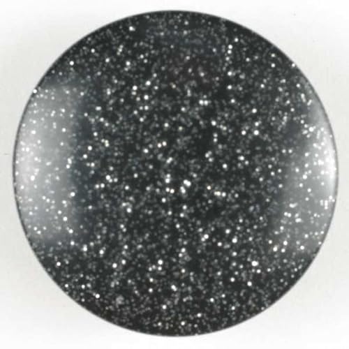 Dill runde Kunststoffknöpfe, Schwarz und Silber, Vorteilspackung, 30 Stück Dill runde Kunststoffknöpfe, Schwarz und Silber, Vorteilspackung, 30 Stück von dill and mint