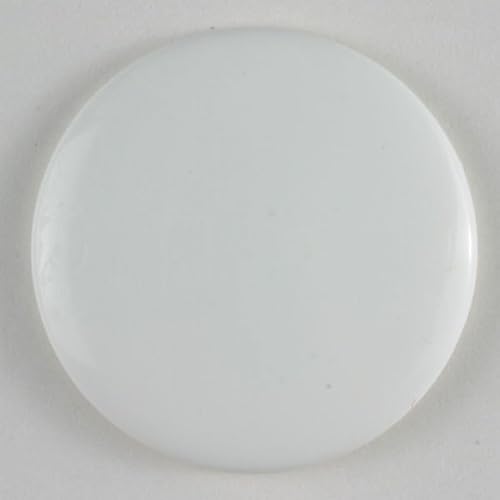 Dill runde Kunststoffknöpfe, Weiß, Vorteilspackung – 30 Stück Dill runde Kunststoffknöpfe, Weiß, Vorteilspackung – 30 Stück von dill and mint