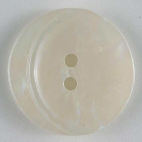 Dill runde Kunststoffknöpfe, cremefarben, Vorteilspackung – 16 Stück Dill runde Kunststoffknöpfe, cremefarben, Vorteilspackung – 16 Stück von dill and mint