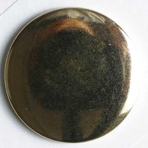 Dill runde Metallknöpfe, goldfarben, 30 Stück von dill and mint