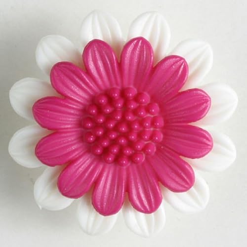 Knöpfe in Dillblumenform, Kirschrot, Vorteilspackung, 20 Stück Knöpfe in Dillblumenform, Kirschrot, Vorteilspackung, 20 Stück von dill and mint