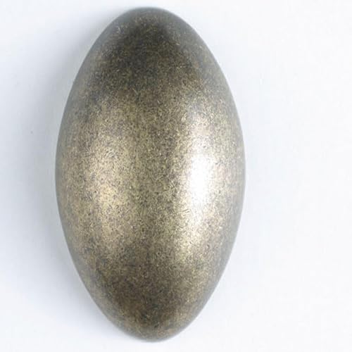 Ovale Knöpfe aus Dill-Metall, Antikgold, Vorteilspackung, 12 Stück von dill and mint