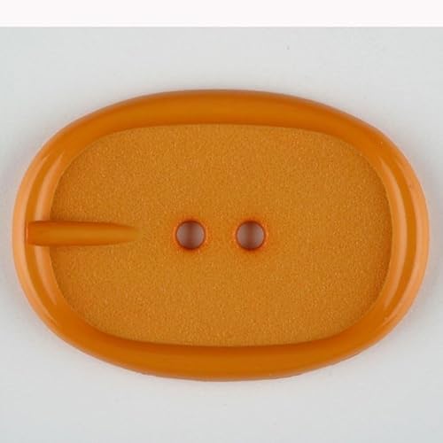 Ovale Kunststoffknöpfe, Dill, Orange, Vorteilspackung, 12 Stück Ovale Kunststoffknöpfe, Dill, Orange, Vorteilspackung, 12 Stück von dill and mint