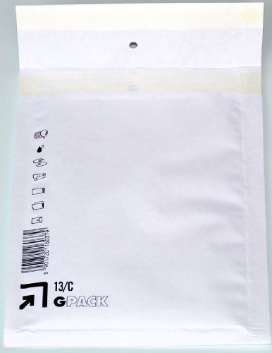 100 Stück Gr. C/3 Luftpolstertaschen Versandtaschen Umschläge [ 150 x 215 mm ] Weiß DIN A5/B6+ Briefumschlag dimapax von dimapax