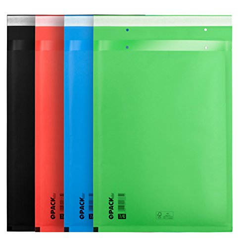 100 grüne Luftpolstertaschen Luftpolsterumschlag Versandtaschen Größe: 4/D (200 x 275 mm) GRÜN dimapax von dimapax