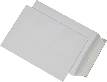 1000 Versandtaschen DIN B5 176 x 250 mm Haftklebung weiss dimapax von dimapax