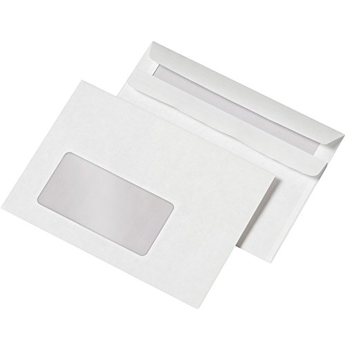 2000 Briefumschläge DIN C6 114 x 162 mm mit Fenster SK Versandtaschen weiss dimapax 2000 Briefumschläge DIN C6 114 x 162 mm mit Fenster SK Versandtaschen weiss dimapax von dimapax