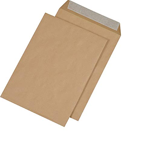 250 Versandtaschen DIN B4 250 x 353 mm Haftklebend braun dimapax von dimapax