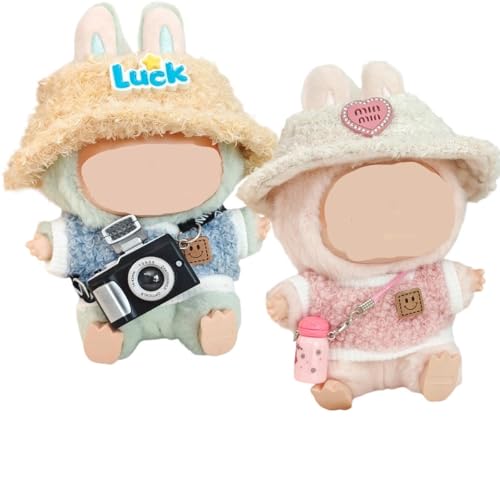 Outfits für 17 cm große Puppe, Kleidung für 17 cm Puppe, Ropa Para, stilvolles Zubehör, 17 cm Puppentuch (2 Sets 222) von dinblex