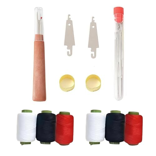 Dinghaole 37-teiliges Nähwerkzeug-Set, Edelstahl-Nähnadeln mit Fadenkit, komplettes Nähset für Erwachsene, tragbares Nähzubehör für Reparaturen und Handwerk von dinghaole