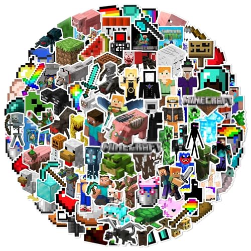 dinghaole 100 Stück Miner Aufkleber, Geschenk Party Dekorationen, Coole klassische Cartoon-Aufkleber für Teenager, Kinder, Jungen, Computer, Skateboards, Handys, Sammelalben dinghaole 100 Stück Miner Aufkleber, Geschenk Party Dekorationen, Coole klassische Cartoon-Aufkleber für Teenager, Kinder, Jungen, Computer, Skateboards, Handys, Sammelalben von dinghaole