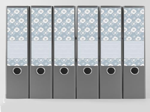 Ordnerrücken 192x62mm – beschreibbare Etiketten für breite Aktenordner mit schönem Design und Beschriftungsfeld – selbstklebend für Büro und Homeoffice (12, Petrol, 192x62mm) von dirxbuschinger