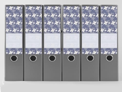 Ordnerrücken 192x62mm – beschreibbare Etiketten für breite Aktenordner mit schönem Design und Beschriftungsfeld – selbstklebend für Büro und Homeoffice (12, Violett, 192x62mm) von dirxbuschinger