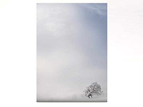 Weihnachtliches Briefpapier Weiße Stille, A4, 50 Blatt für Weihnachtsbriefe geschäftlich und privat Weihnachtliches Briefpapier Weiße Stille, A4, 50 Blatt für Weihnachtsbriefe geschäftlich und privat von paperandpicture.de