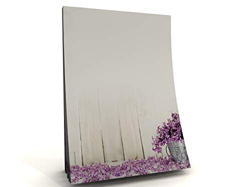 dirxbuschinger Notizblock A5 | Sommer Frühling Blumen Motivpapier Block | Fleur de Savon | 50 Blatt, 90g/qm | Schreibnotizblock | Notizblock | Schreibblock A5 | Paperandpicture (5) von dirxbuschinger