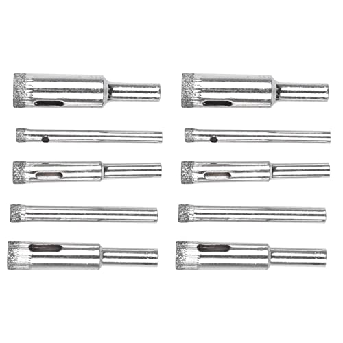dissot 10-teiliges Werkzeug für Sägeblätter, Diamantbohrer, für Fliesen, Marmor, Glas, Keramik, 5/6/8/10/12 mm dissot 10-teiliges Werkzeug für Sägeblätter, Diamantbohrer, für Fliesen, Marmor, Glas, Keramik, 5/6/8/10/12 mm von dissot
