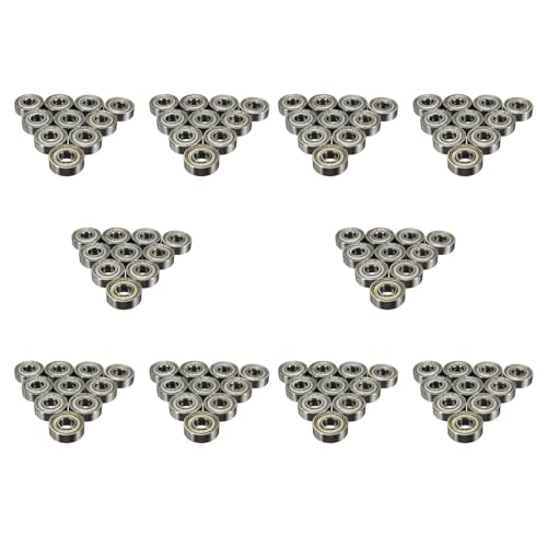 dissot 100 Stück 8 x 22 x 7 mm Skateboard-Rollen ABEC-5 608ZZ dissot 100 Stück 8 x 22 x 7 mm Skateboard-Rollen ABEC-5 608ZZ von dissot
