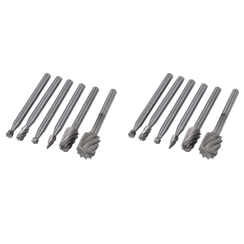 dissot 12 Stück HSS Multi-Werkzeug, drehbar, Fräser, Fräser, Dichtung, für Router von dissot